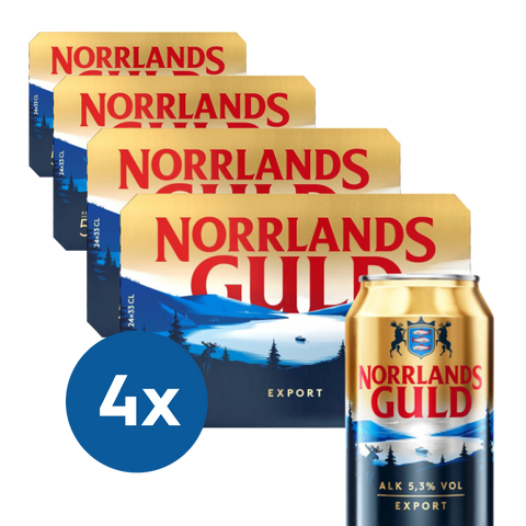 Norrlands Guld – 4 flak (4 x 24 x 0,33L)